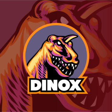 Tyrannosaurus Raptor Logo Templates 337009
