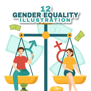 Equality Gender Illustrations Templates 337012