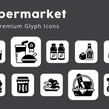 Groceries Fresh Icon Sets 337049