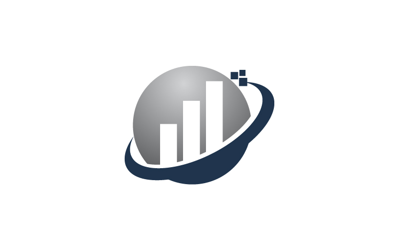 Business Optimize Logo Design template