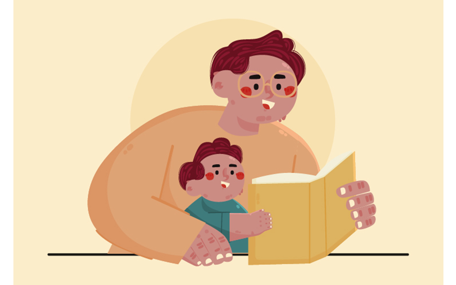 Father's Day Celebration (flat design)