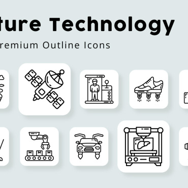 Technology Ai Icon Sets 337160