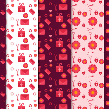 Shape Valentine Patterns 337190