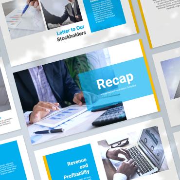 Annual Report PowerPoint Templates 337195
