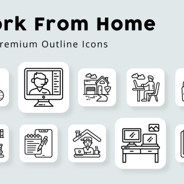 From Home Icon Sets 337207