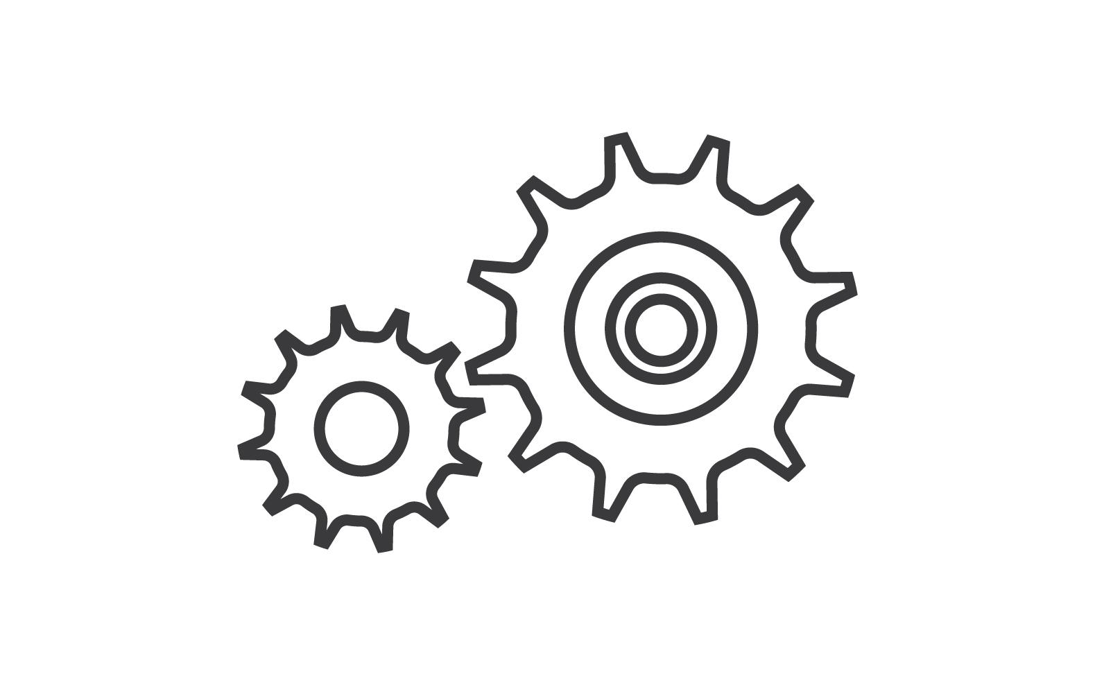 Gear icon Logo Template vector v21