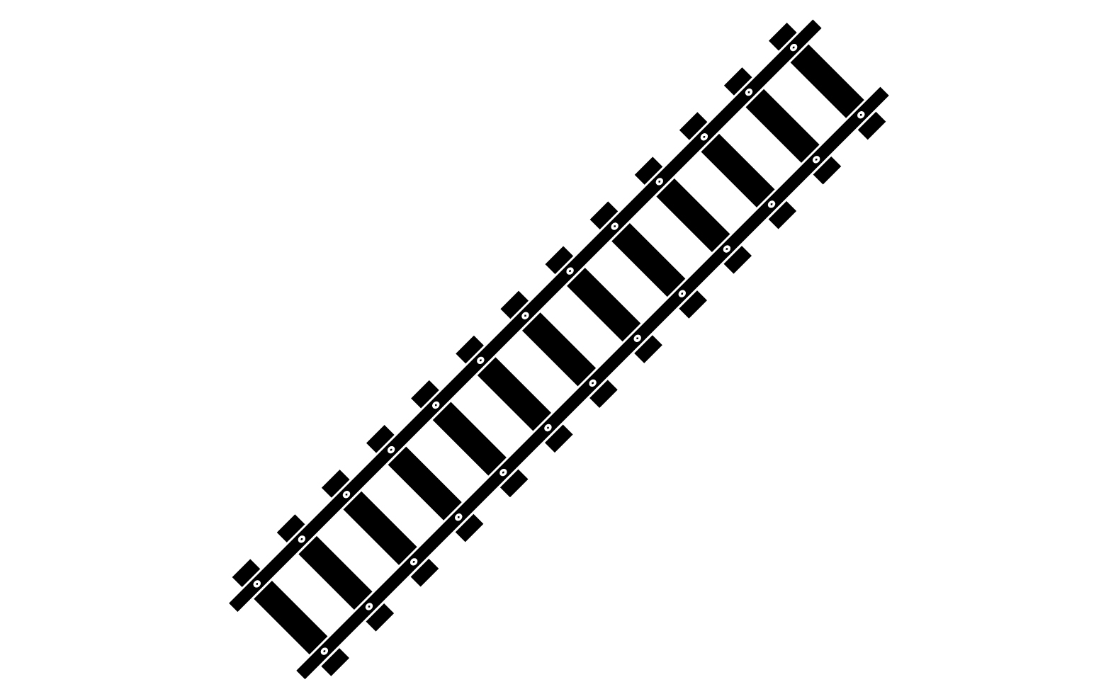 Train tracks vector logo design v4