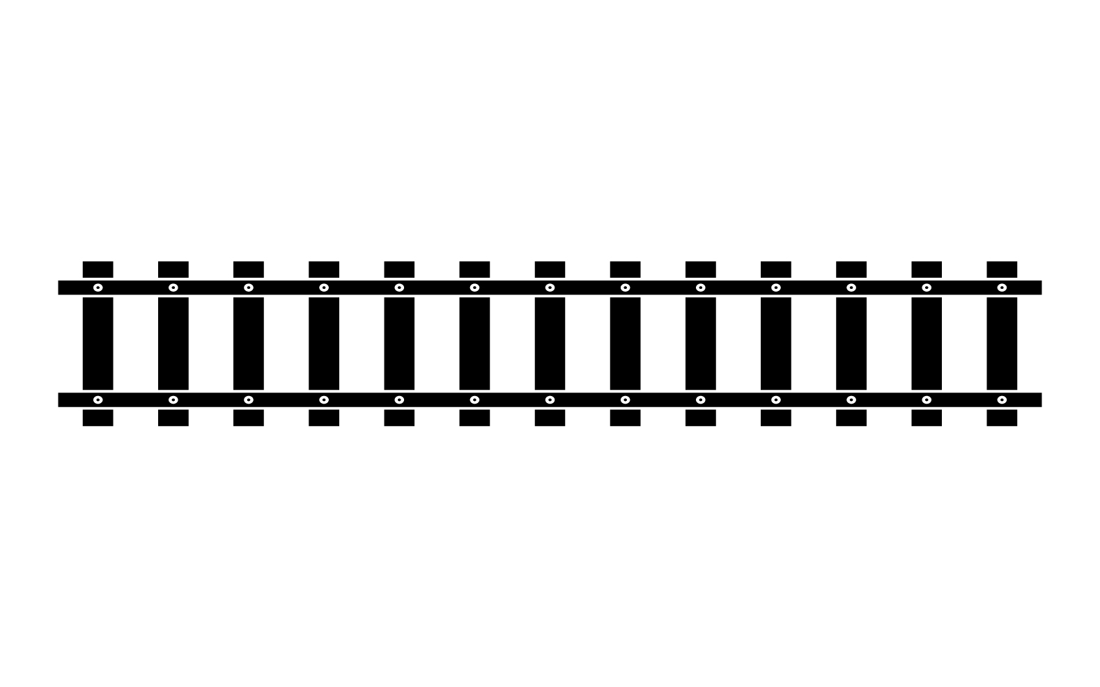 Train tracks vector logo design v15