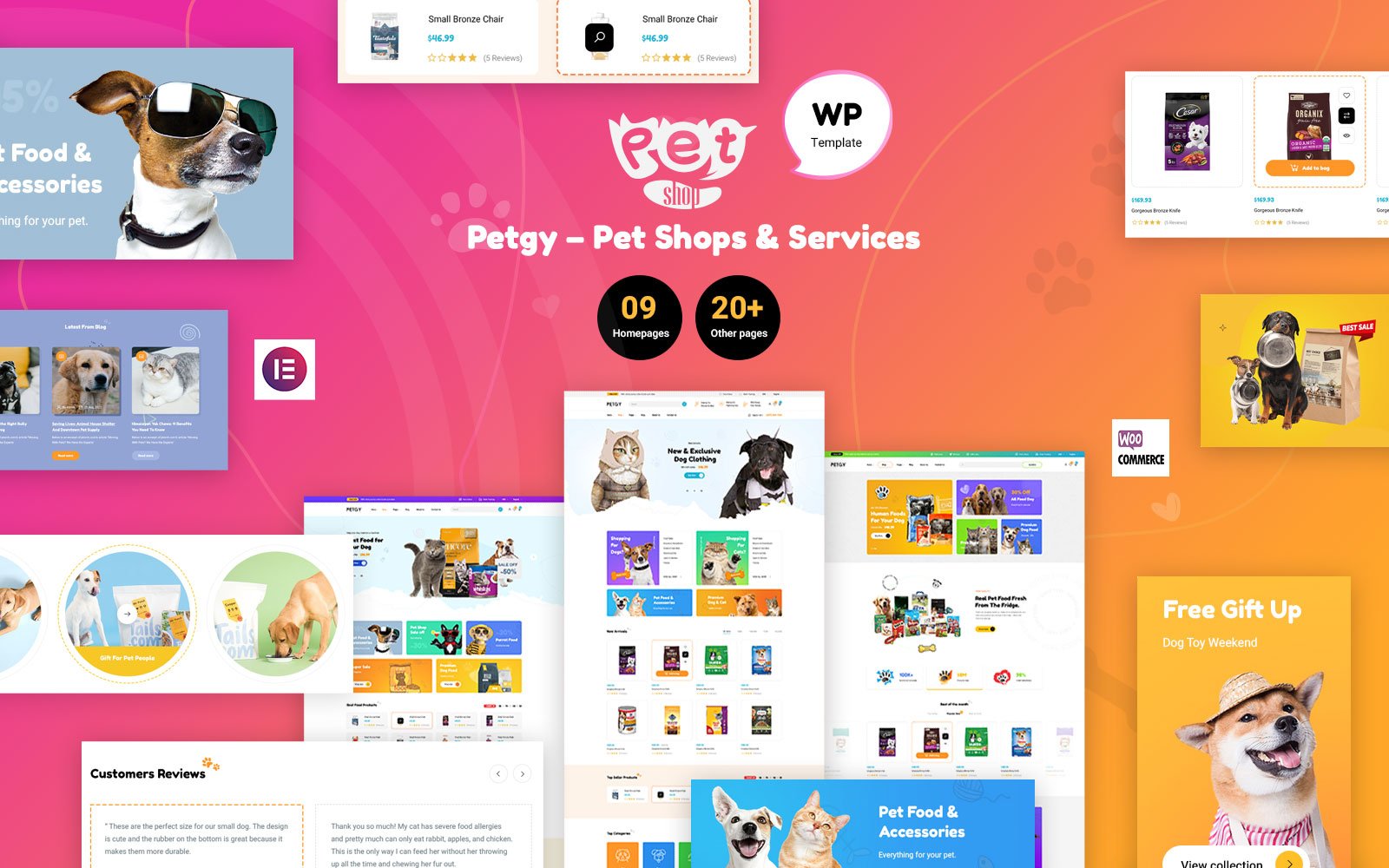 Petgy – Pet Shops & Services Elementor WordPress Theme