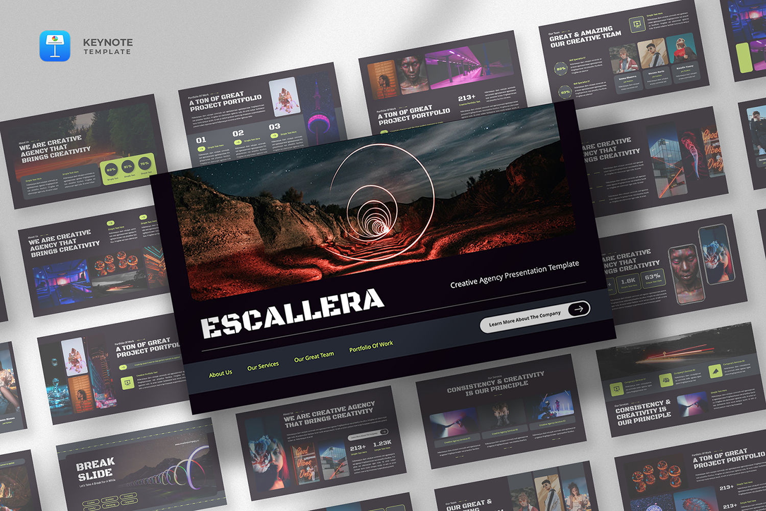 Escallera - Creative Agency Keynote Template