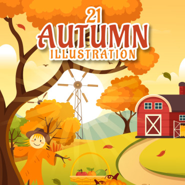 Leaves Autumn Illustrations Templates 337783