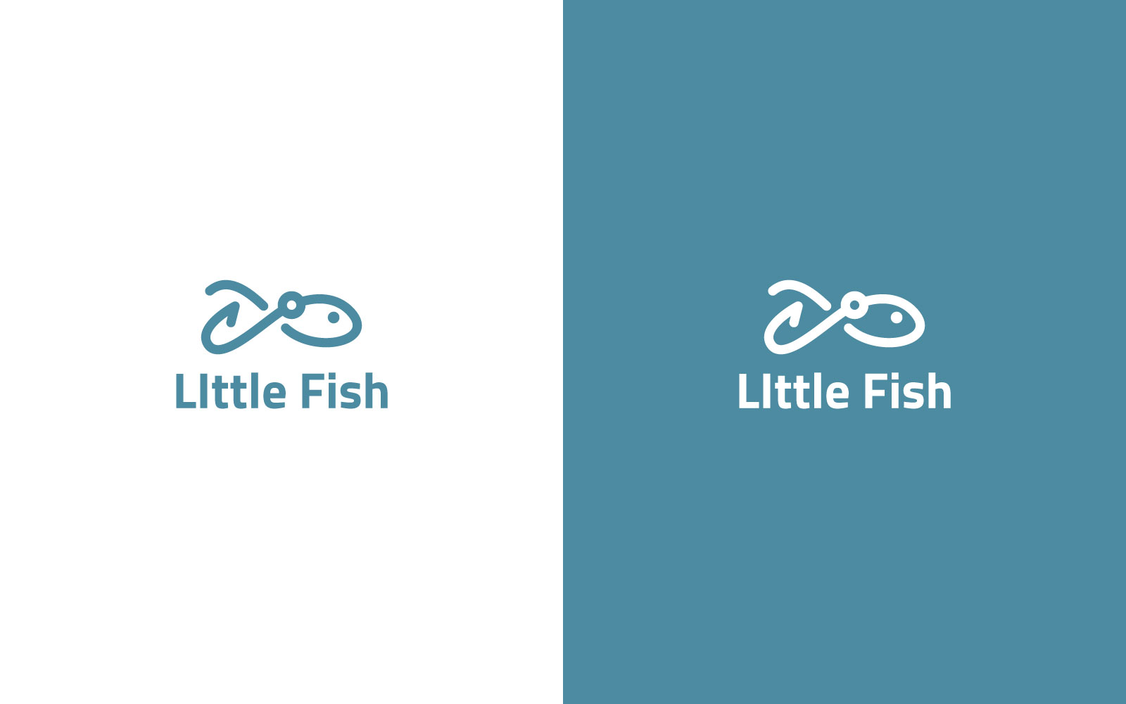 Little Fish Logo Design Template