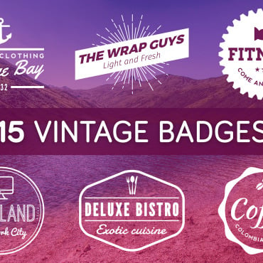 Badges Vintage Logo Templates 337907