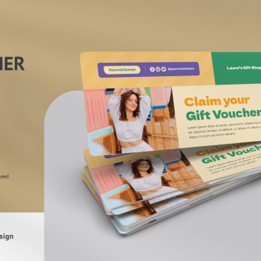 Coupon Template Corporate Identity 338007