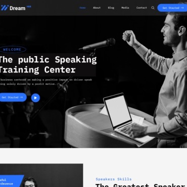 Services Technology Responsive Website Templates 338098