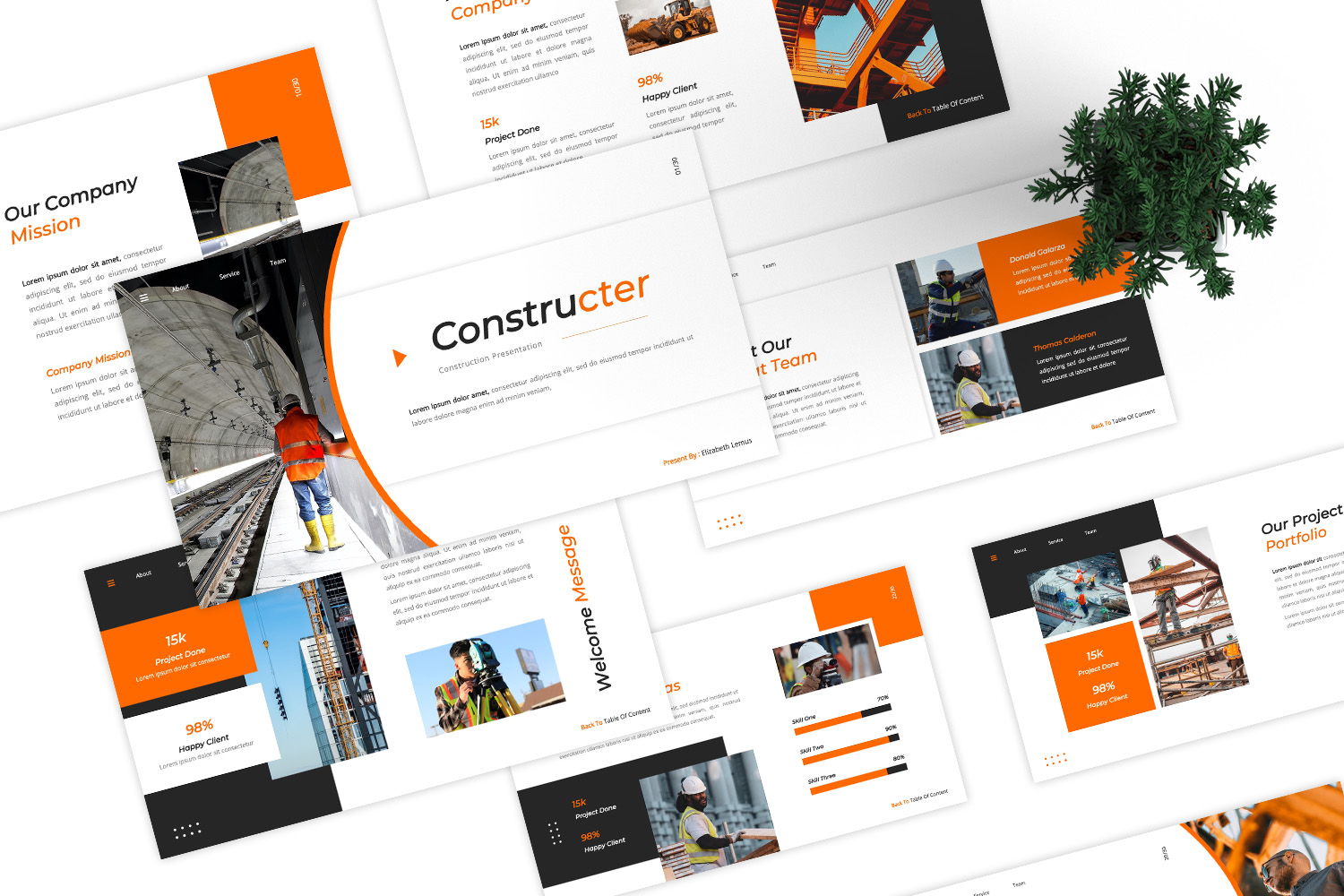 Constructer - Construction Powerpoint Template