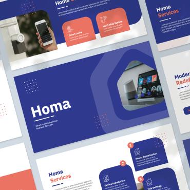 Home Smarthome PowerPoint Templates 338170
