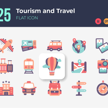 Travel Hotel Icon Sets 338238
