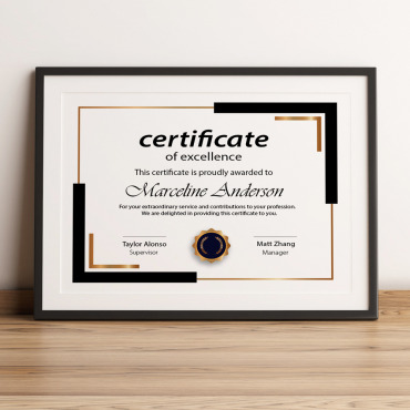 Award Background Certificate Templates 338246