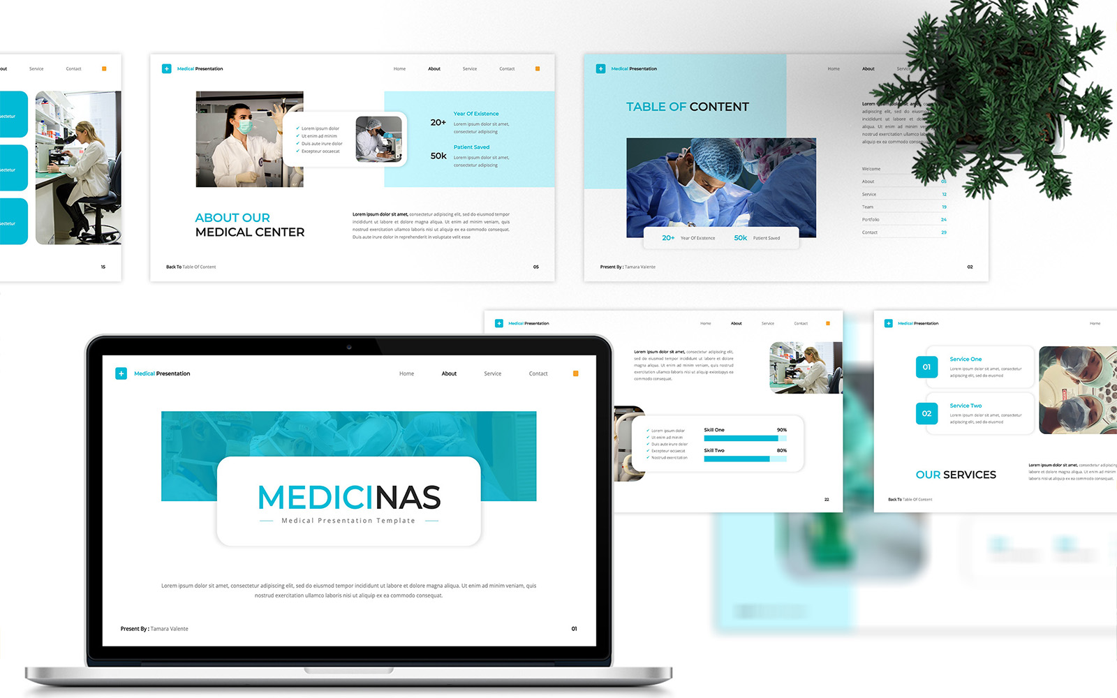 Medicinas - Medical Google Slides Template