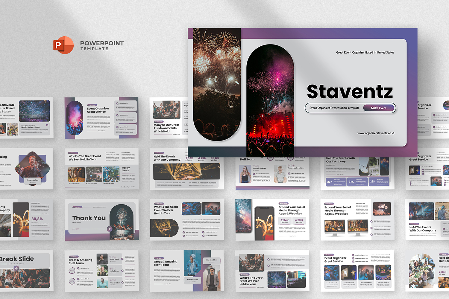 Stavents - Event Organizer Powerpoint Template