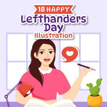 Handed Day Illustrations Templates 338361