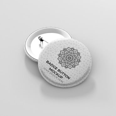 Round Button Product Mockups 338410