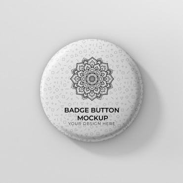 Round Button Product Mockups 338416