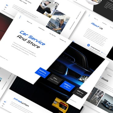 Manufacturing Automobile Keynote Templates 338509