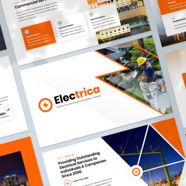 Electricity Industry PowerPoint Templates 338545