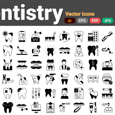 Dental Medical Icon Sets 338644