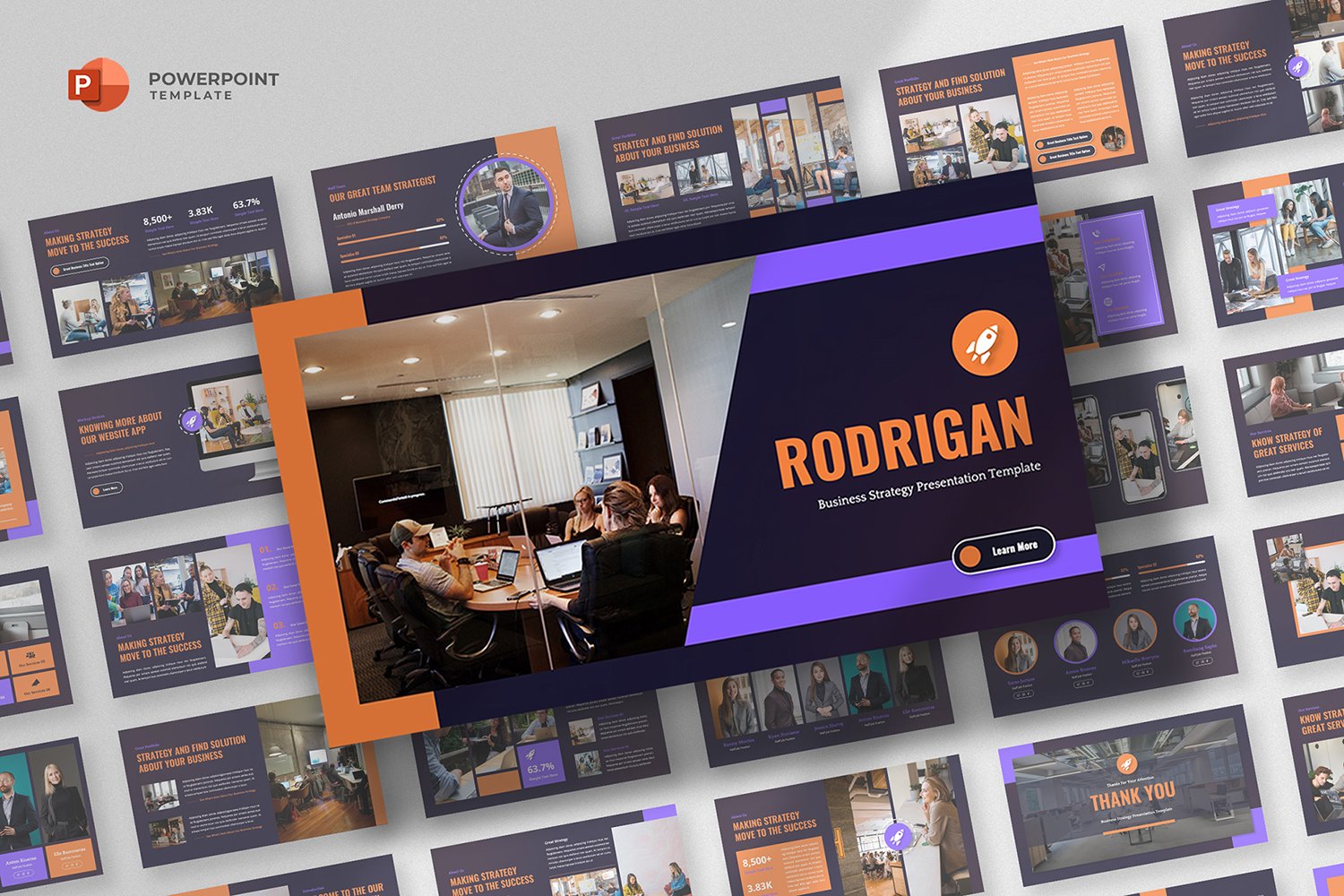 Rodrigan - Business Strategy Powerpoint Template