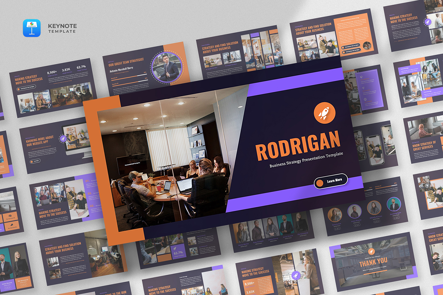 Rodrigan - Business Strategy Keynote Template