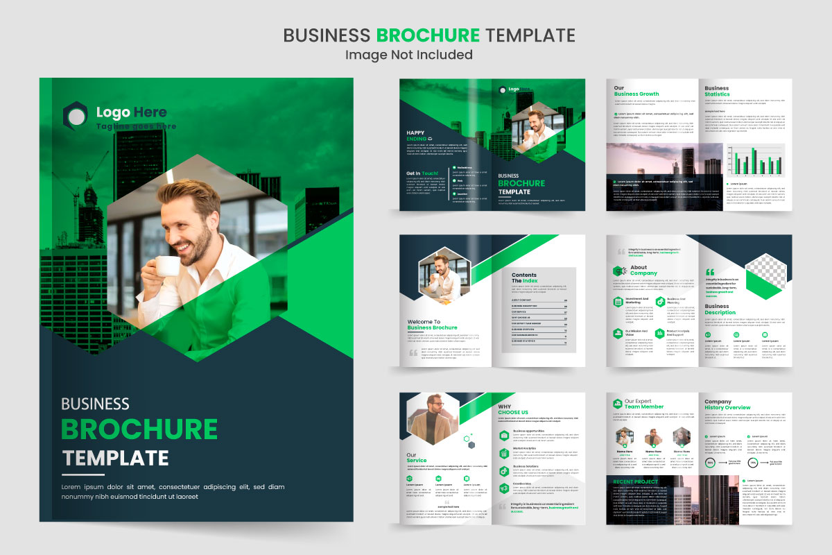 Brochure template layout design and corporate company profile minimal  brochure template design