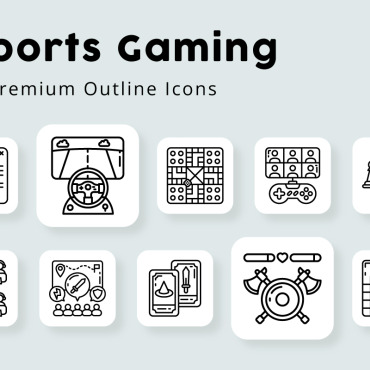 Gaming Competitive Icon Sets 339009