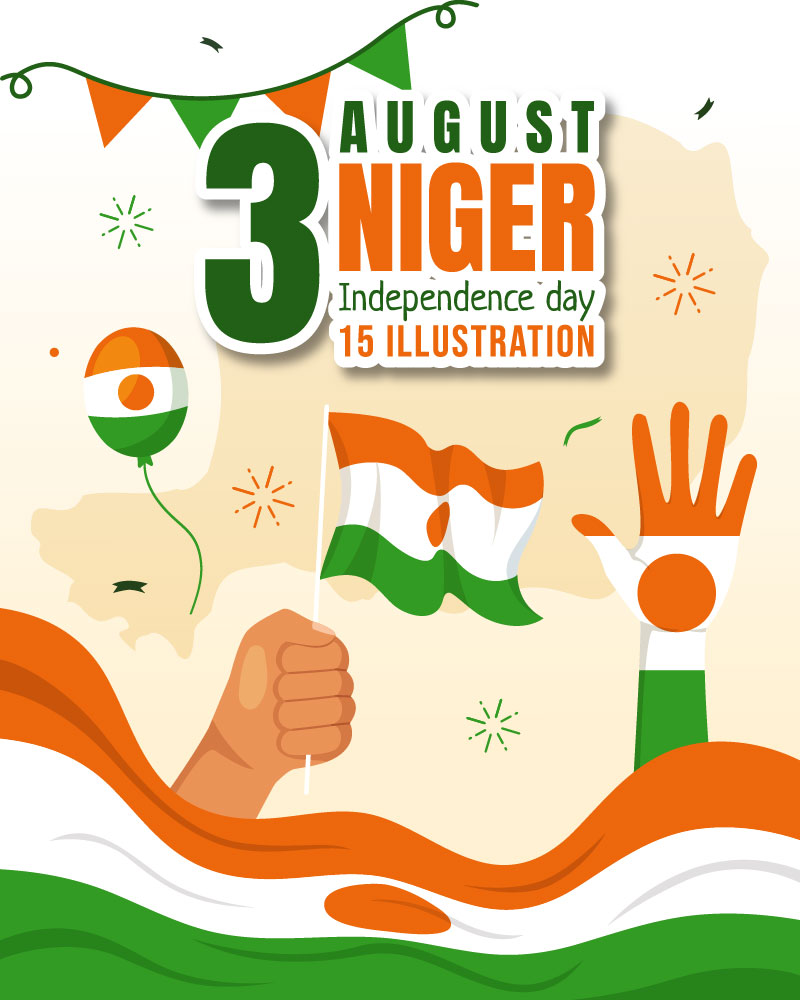 15 Happy Niger Republic Day Illustration