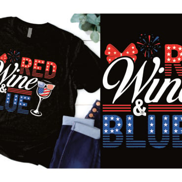 Wine Blue T-shirts 339235