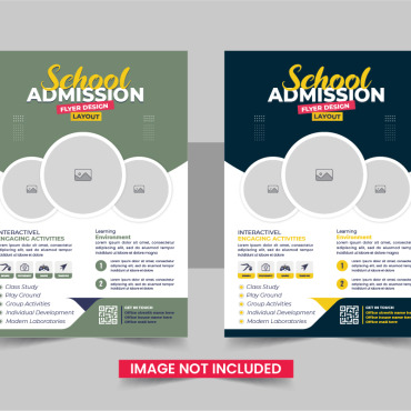 Admission Flyer Corporate Identity 339255