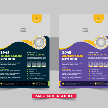 Admission Flyer Corporate Identity 339260