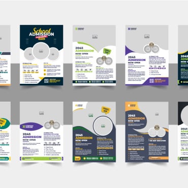 Admission Flyer Corporate Identity 339264