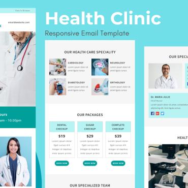 Clean Clinic Newsletter Templates 339307