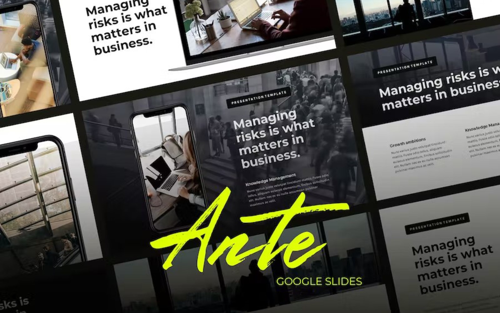 Ante - Business Management Google Slides