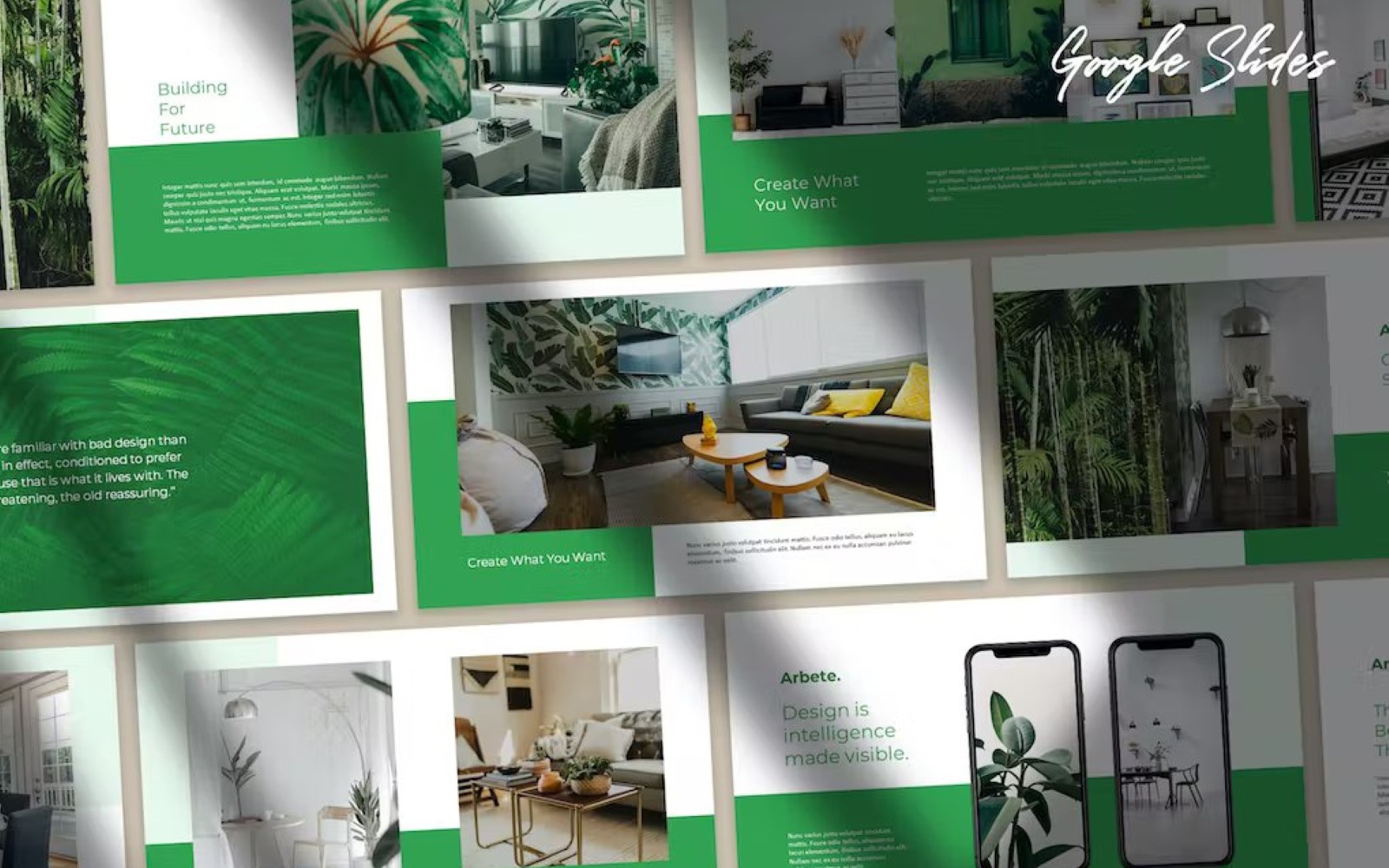 Arbete - Home & Interior Google Slides Template