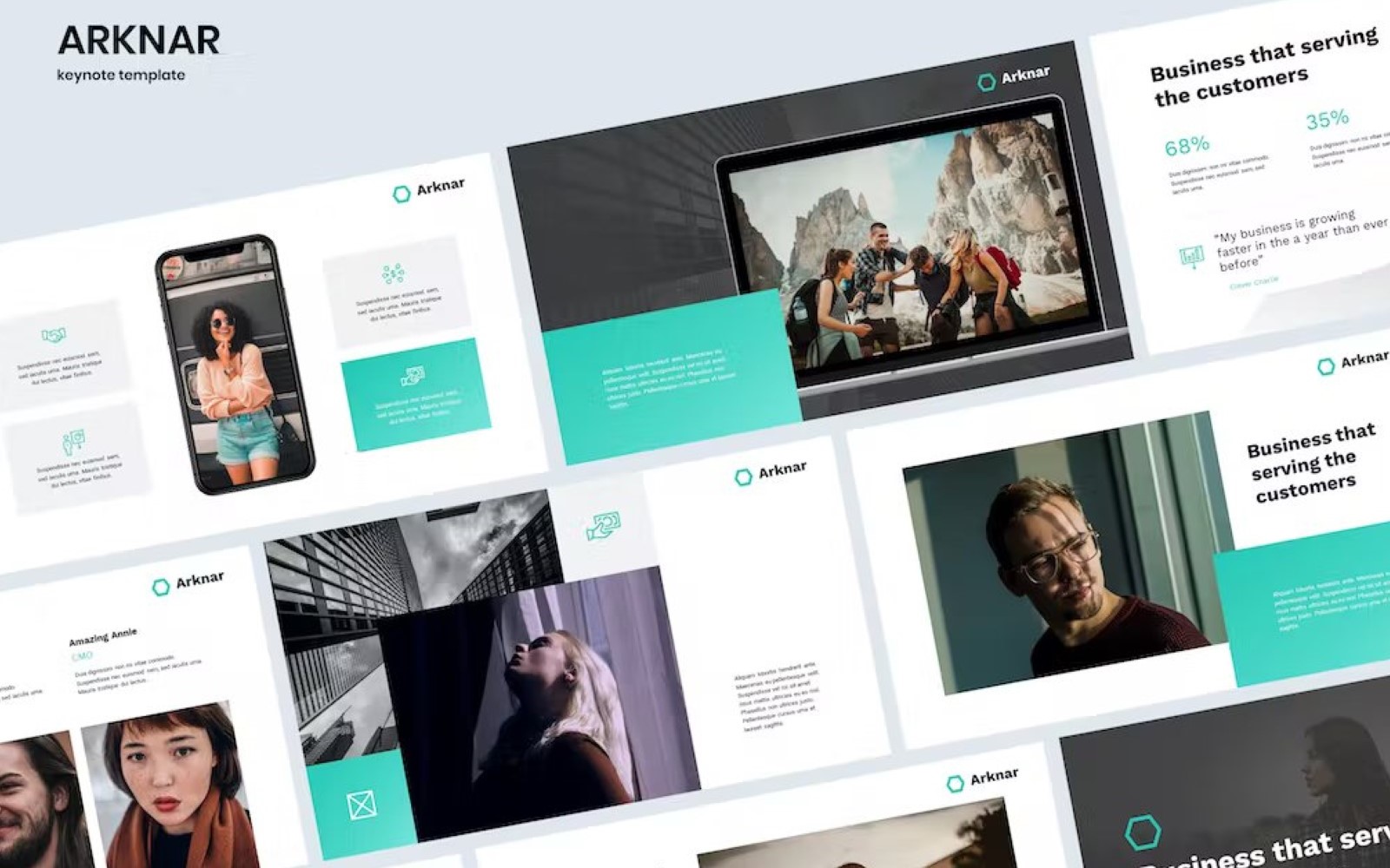 ARKNAR - Clean & Professional Keynote Template