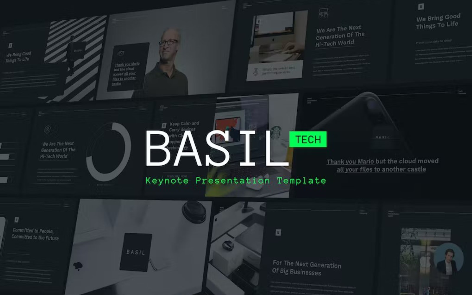 BASIL - Technology Theme Keynote Template