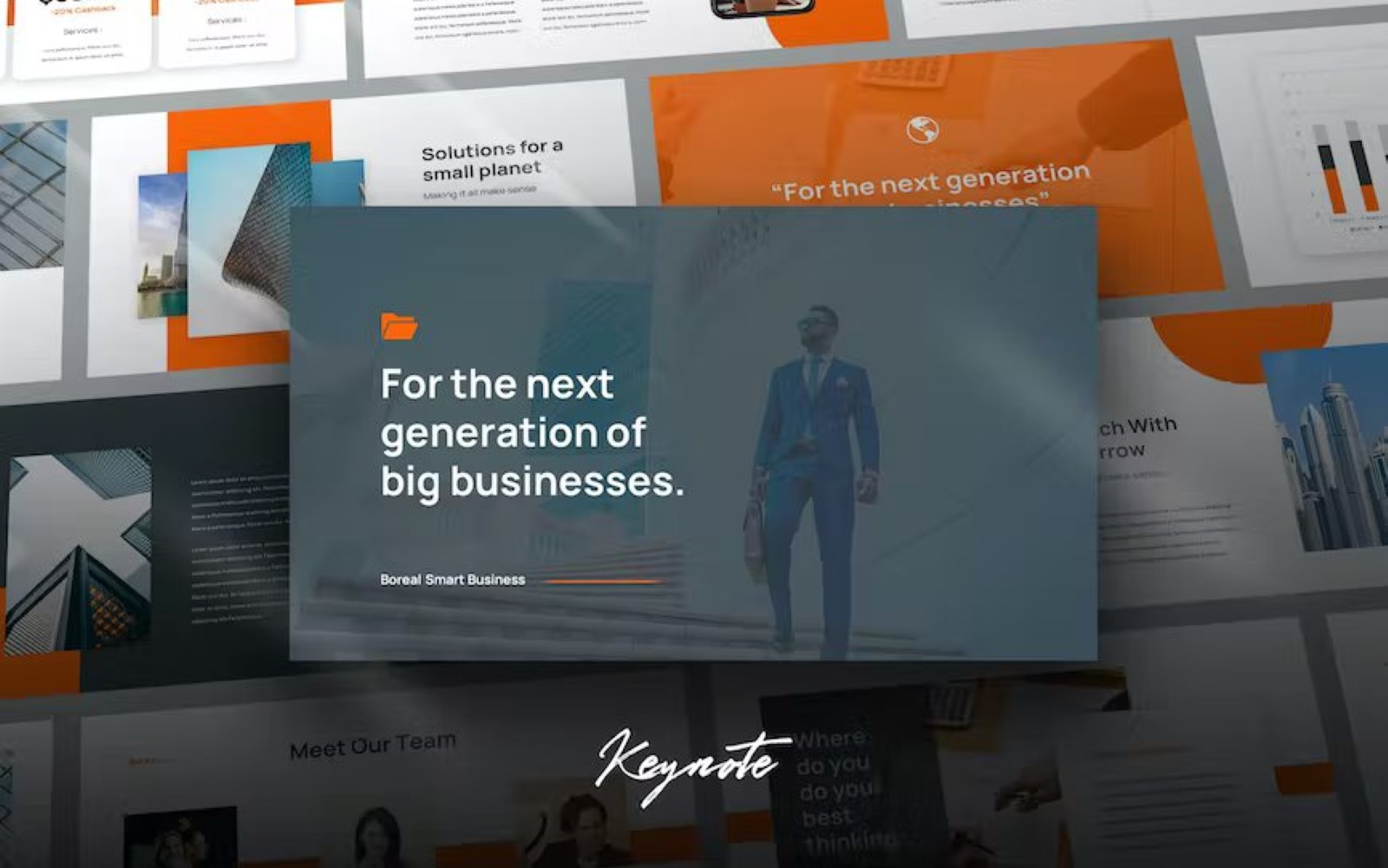 Boreal - Business Pitch Keynote Template