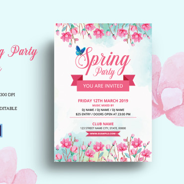 Party Spring Corporate Identity 339450