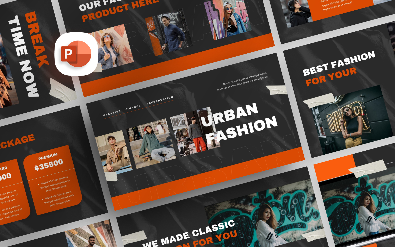 Urban Fashion Presentation Template