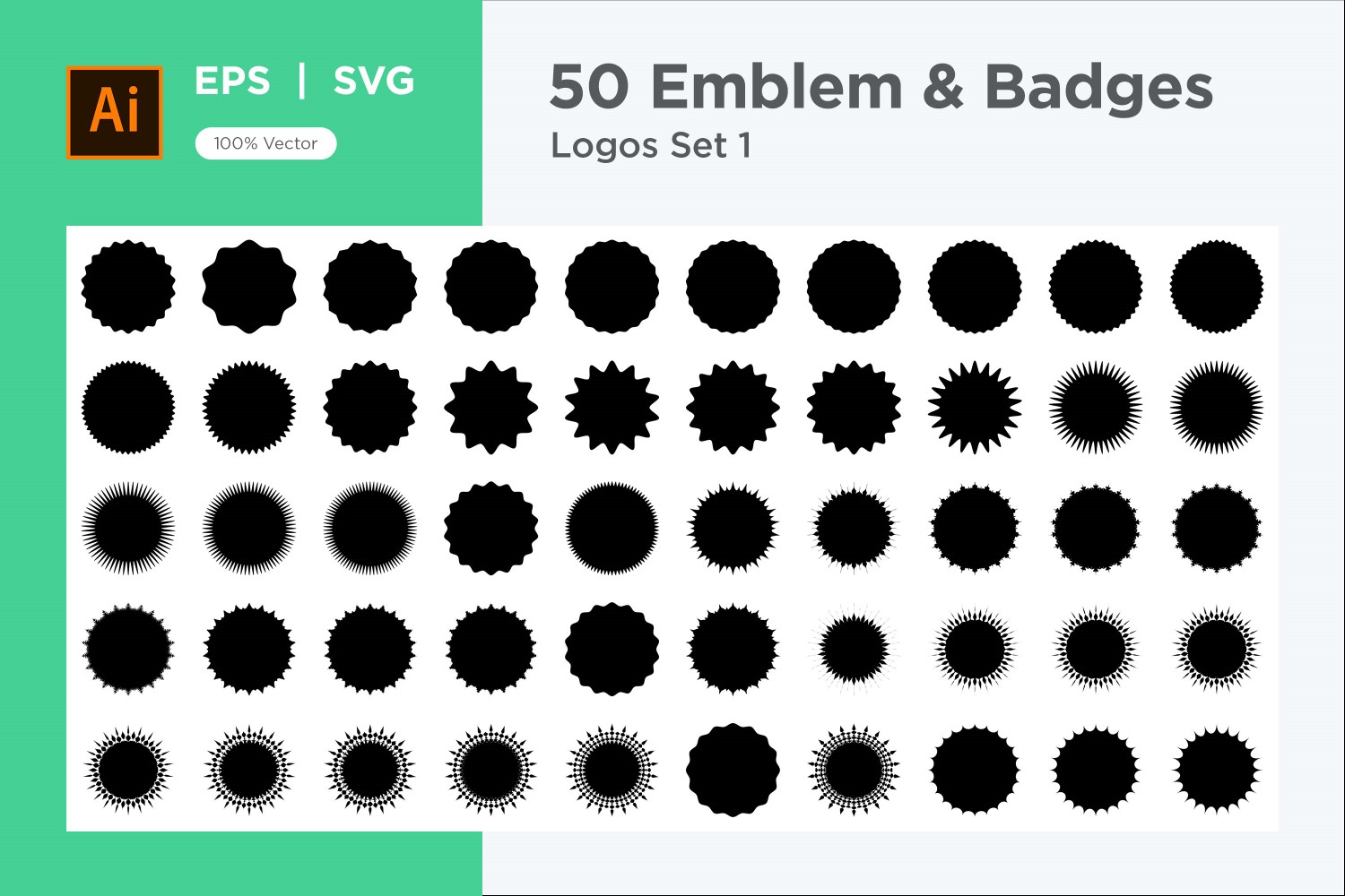 Emblem & Badge Logos 50 Set V 1 sec 1