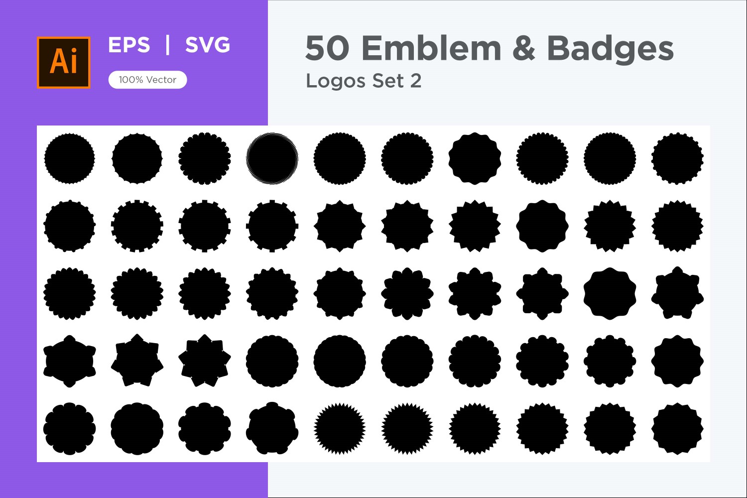 Emblem & Badge Logos 50 Set V 2 sec 1